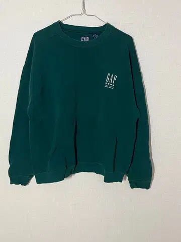 GAP 다크 그린 맨투맨 미국제