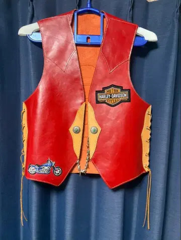 여성용 가죽 베스트