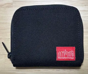 [ 새상품급 ] 맨해튼 포티지 Corner Wallet 지갑 블랙