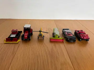 SIKU 미니카 세트 트랙터, 헬리콥터 등