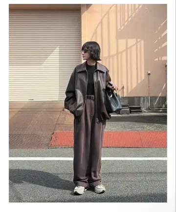 2025AW CLANE 투턱 스웨트 팬츠 사이즈 1