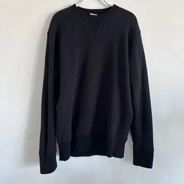 LOOPWHEELER 루프 휠러 통짜 편직 크루 맨투맨 L