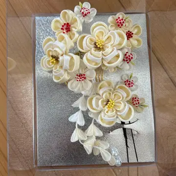 미사용 후리소데용 비녀 머리 장식 성인식 시치고산