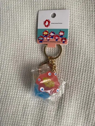 산리오 미야쿠미야쿠 폼폼푸딩 클리어 키링