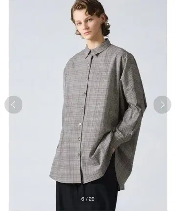 미즈이로 인드 와이드 셔츠