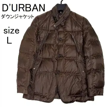 D'URBAN 더반 고급 다운 자켓 L 페더 포함 브라운