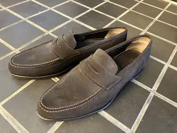 바니스 뉴욕 다크 브라운 스웨이드 로퍼