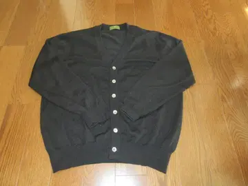 [ 새상품급 ] 이탈리아제 FIRST OPTION 블랙 가디건 남성용