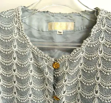 도쿄 이긴 Zibeline 일본제 전체 레이스 포멀 자켓 9 M