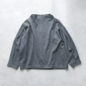 이네드 울 풀오버 와이드 넓은 폭 턱 11