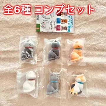 [ 총 6종 컴프 세트 ] 종이 봉투에 들어간 고양이 플로키