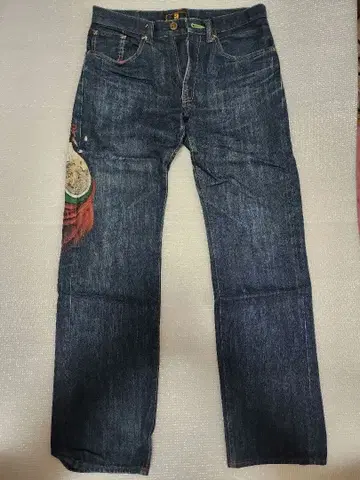 선() 손그림 청바지