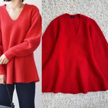 쉽스 울 캐시미어 A라인 풀오버 스웨터