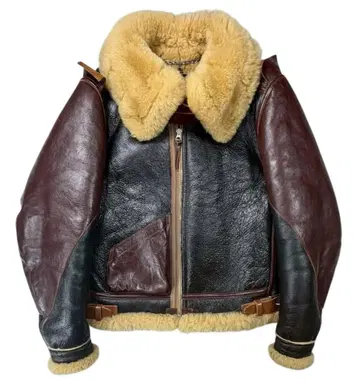 더 퓨 리얼 무스탕 플라이트 자켓 대전 모델 씰 브라운 36