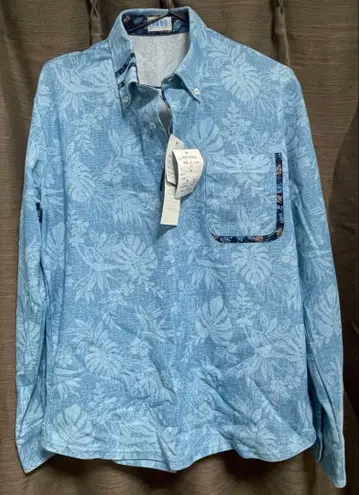 [ 미사용 새상품 ] 남성용 카리유시 의류 스카이블루 긴팔