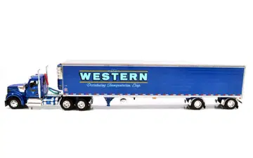 DCP 켄워스 W900 53피트 유틸리티 트레일러 포함