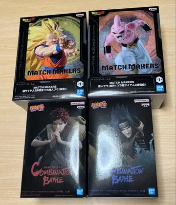 프라이스 피규어 세트 손오공 마인 부우 가아라 사스케