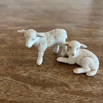 슐라이히 양 피규어 2체 세트