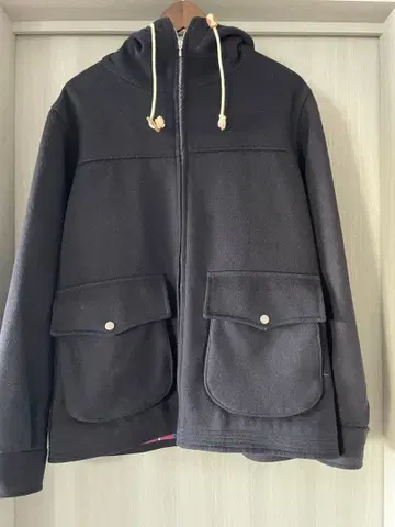 후디 멜톤 코트