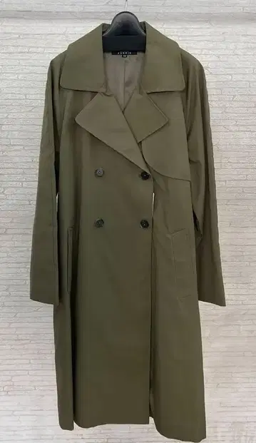 PERRIS 올리브색 트렌치코트 사이즈 L