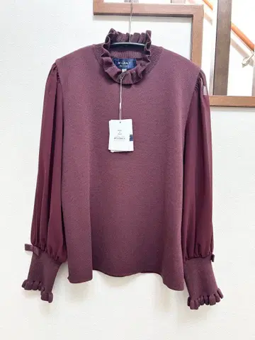 엠즈 그레이시 상의 티셔츠 38 와인