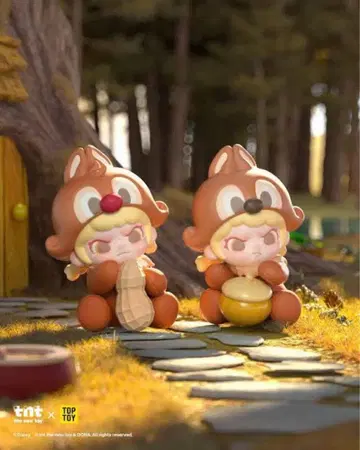 Chip 'n' Dale 피규어 Doraemon 콜라보