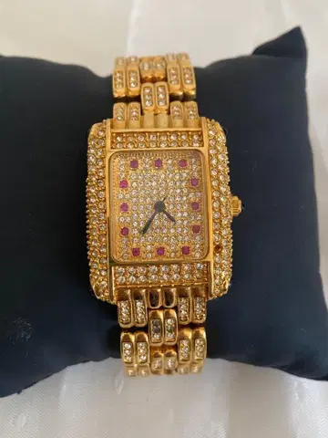 새상품급 Louis Lasserre Paris 빈티지 골드 손목시계