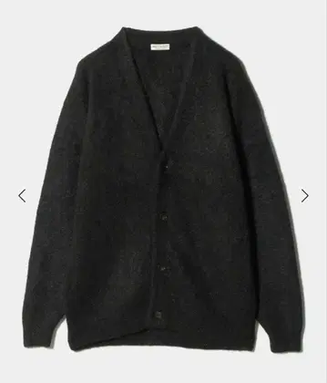 뷰티&유스 샤기 모헤어 V넥 가디건