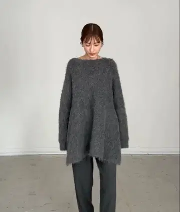 clane 페플럼 니트