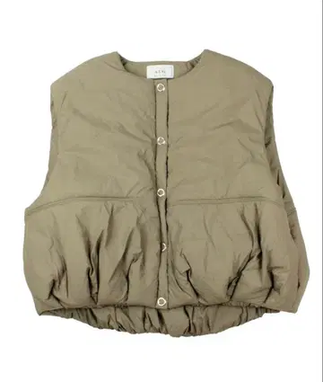 AUG 벌룬 다운 베스트 카키색