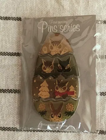 고양이 다얀 핀 배지 세트