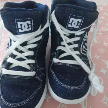 DC 데님 하이컷 스니커즈
