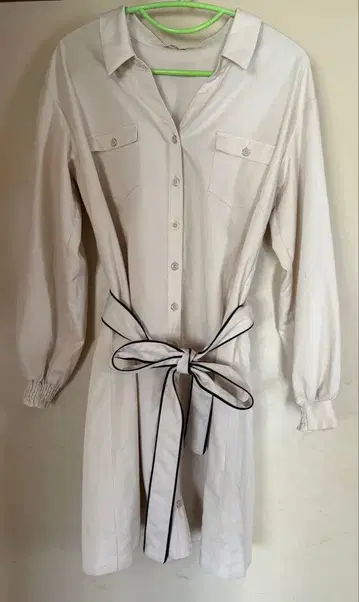 LIPSERVICE 볼륨 셔츠 원피스