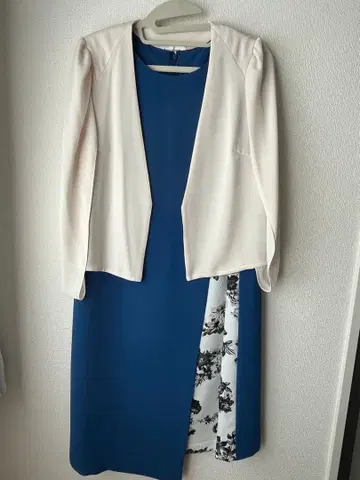 [새상품급] ships 슬리브리스 드레스 볼레로 세트