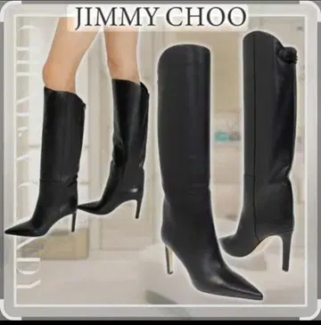 JIMMY CHOO 블랙 롱 부츠