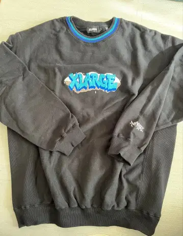 XLARGE 블랙 트레이닝복