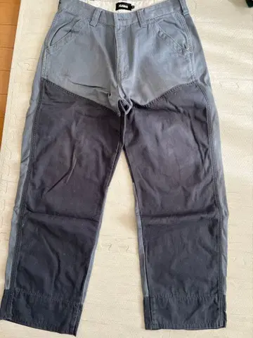 XLARGE 그레이 패널 디자인 팬츠