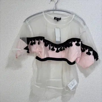 miyao 튤 상의 S 사이즈