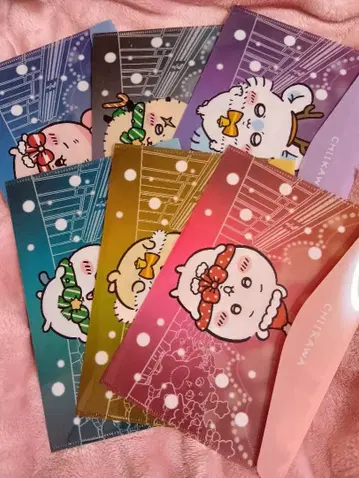 세븐일레븐 치이카와 플랫 케이스 6개 세트