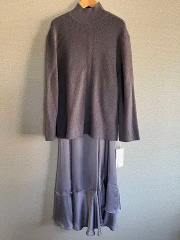 프레이 아이디 그레이 터틀넥 니트 세트