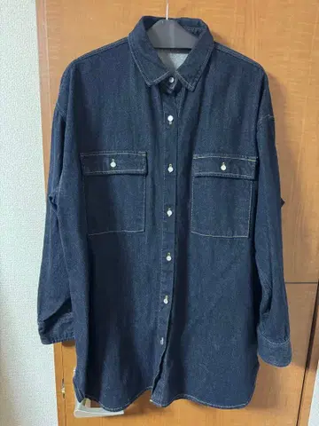 JEANASIS 데님 셔츠 자켓 논워시 오버 사이즈