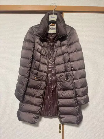 HERNO 브라운 다운 자켓 44