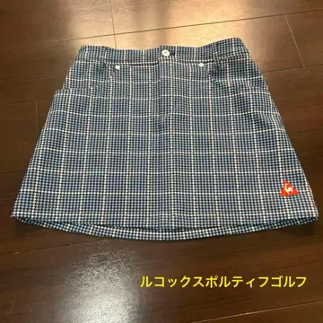 여성용 골프 스커트 체크 무늬