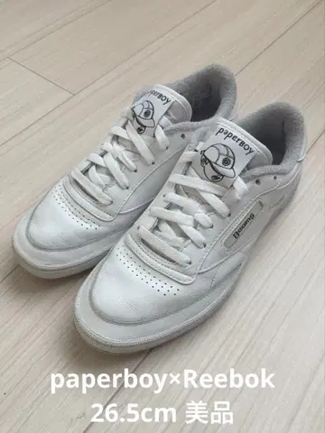 paperboy 리복 스니커즈 화이트