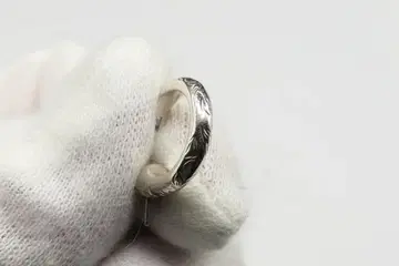 새상품 미사용 라이온 하트 플루메리아 카빙 후프 귀걸이