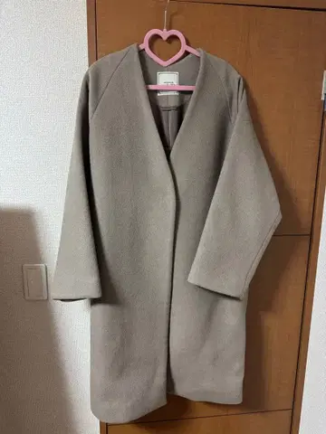 JEANASIS 롱 코트 모카 컬러