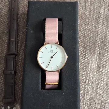 Daniel Wellington 손목시계 핑크 스트랩