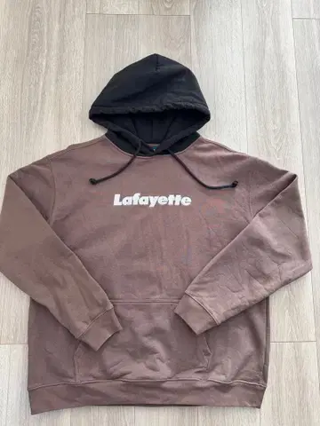 LFYT 로고 프린트 후드티 L