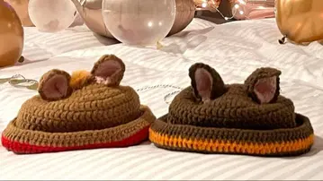 핸드메이드 2way C&D 모자