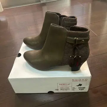 NUOVO 브라운 앵클부츠 NE80147